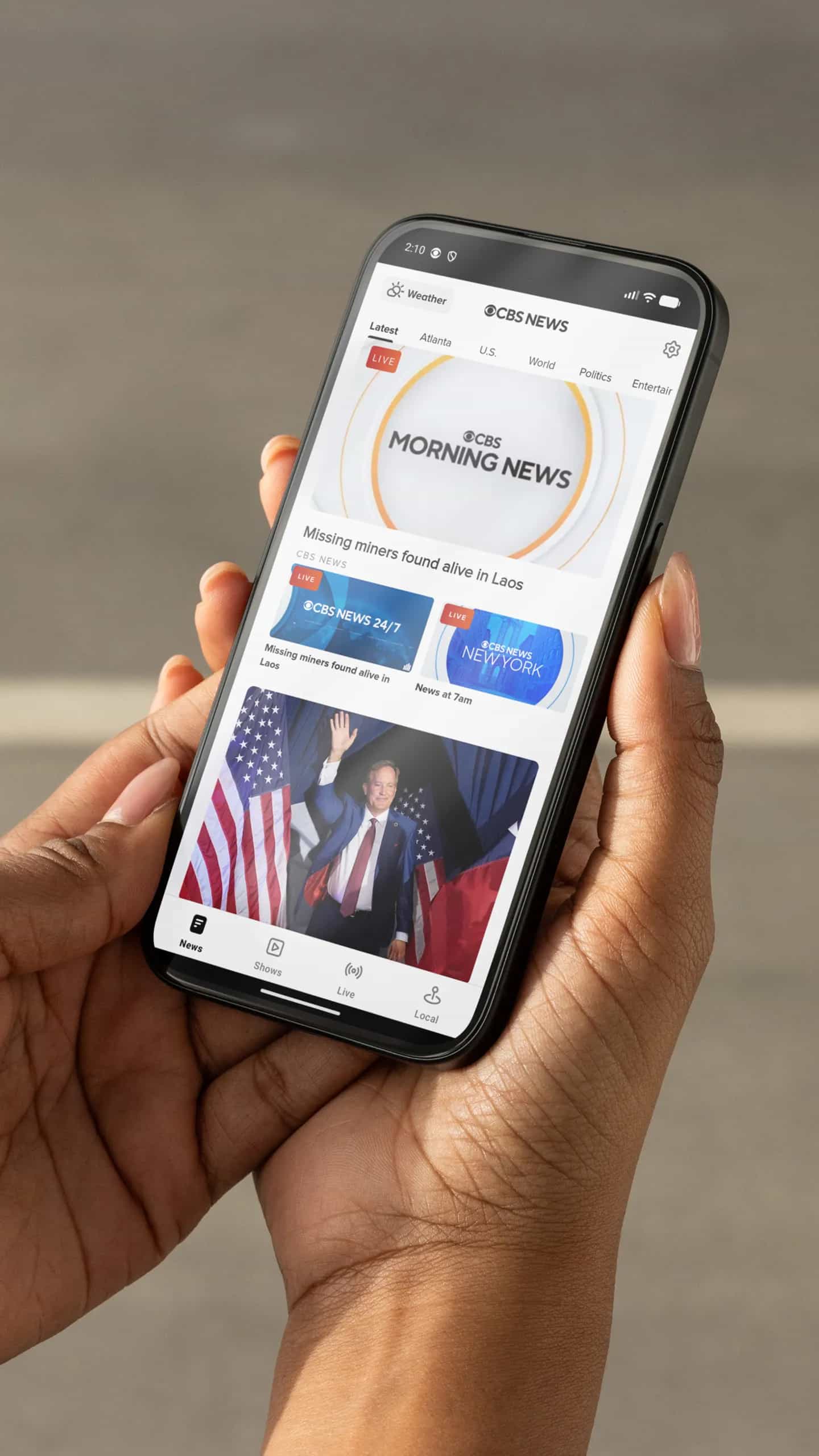 CBS News app